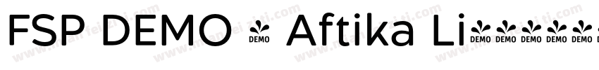 FSP DEMO - Aftika Li字体转换
